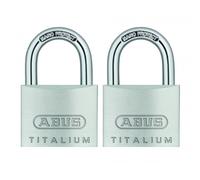 ABUS Keyed Alike Padlock 64TI/40 Twin Pack