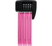 ABUS Kids folding lock Bordo Lite Mini 6055C/60 SYMBOLS - Bicycle lock with symbol code security level 7-60 cm - Pink