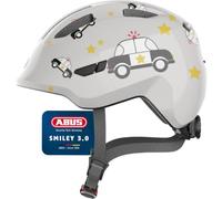 ABUS Kids Helmet Smiley 3.0, grey police, S