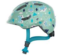 ABUS Children's Bike Helmet Smiley 3.0 – low fit, pigtail space, child-friendly designs – Pink S