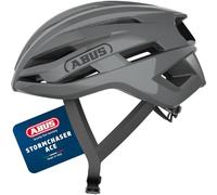 ABUS Lightweight Road Bike Helmet StormChaser ACE, race grey, L