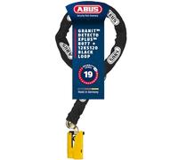 Abus Granit Detecto X Plus 8077 Yellow 12KS Black Loop Motorcycle Lock