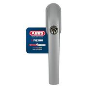 ABUS Lockable Window Handle FG300 AL0089 - Window Knob with Push Cylinder Simultaneous Locking - ABUS Security Level 5 - 89980 - Stainless Steel