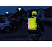 ABUS Lumino Night Cycling Walking Running Back Pack Rain Cover With LED Light