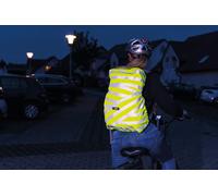 ABUS Lumino X-Urban Night Cycling Adjustable Reflective Yellow Back Pack Cover
