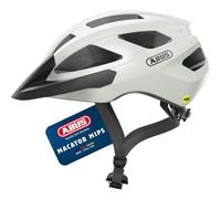 ABUS Macator MIPS road bike helmet - bike helmet for beginners with peak - suitable for people with pigtails - for men and women