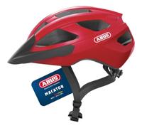ABUS Macator Road Bike Helmet, Red, Size S