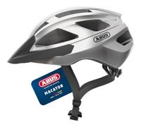 ABUS Macator Road Bike Helmet, Silver, Size S