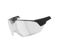 ABUS MagneticVisor for the HYP-E Bicycle Helmet - and the ACE and BL.ACE versions - magnetic Helmet Visor protects in wind and weather - Bicycle Helmet Accessories - Size S/M, clear