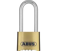 ABUS Marine 321177 180IB/50HB63 All-Weather Padock B/DFNLI | 4-digit combination code, stainless steel shackle (63 mm), safety level 5 - for doors, gates and sheds