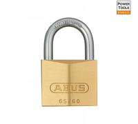 ABUS 08755 65/60mm Brass Padlock Keyed Alike 603