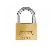ABUS Padlock 65 Series 6506 – Compact Brass, Keyed Alike, 50 mm