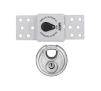 Abus Mechanical 142 Series Sliding Door Van Lock & 26/70mm Diskus Padlock