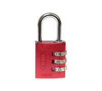 ABUS Mechanical 145/30 Combination Padlock Heavy Duty Red UK Seller Fast Dispatc