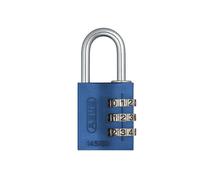Abus Mechanical 145 Series Aluminium Combination Padlock - Blue - 30 mm - Blue