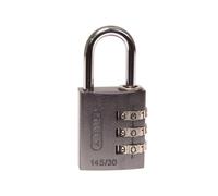 ABUS Mechanical 145 Series Aluminium Combination Padlock in Dark Grey ABUS Mechanical Dark Grey
