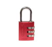 ABUS Mechanical 145 Series Aluminium Combination Padlock in Red ABUS Mechanical Red