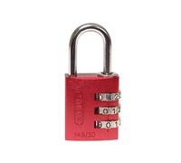 Abus Mechanical 145 Series Aluminium Combination Padlock Red (30 mm)