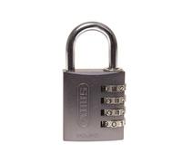 Abus Mechanical 145 Series Aluminium Combination Padlock - Titanium - Titanium