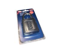 ABUS Combination Lock 158/50 with digit code - Padlock with Zinc Die-Cast Body - Individually Adjustable Numeric Code - Security Level 5 - Dark Grey