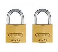 Abus 65 Series Compact Brass Padlock 30mm Standard Keyed Alike