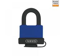 ABUS Aqua Safe 70IB/45 Heavy Duty Outdoor Padlock with Keys - Brass Body, Weatherproof - Stainless Steel Shackle for Corrosion Protection - Plastic Coating - ABUS Security Level 5