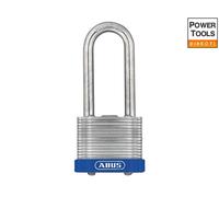 ABUS Padlock 35067 41/HB40 ETERNA - Laminated/Plated Steel, 50 mm Long Shackle, Silver, 6-piece