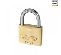 Abus Mechanical 37601 65Ib/40Mm Brass Padlock Stainless Steel Long Shackle 63...