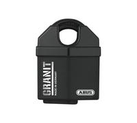 ABUS Granit 37RK/60 Padlock - Premium Lock for Heavy-Duty use - high Shackle Protection - Ideal for Container and high Security - Security Level 10 - incl. 2 Keys and Security Card - Black