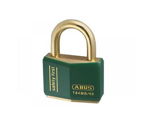 Abus Mechanical 42403 T84Mb/40Mm Green Rustproof Padlock Keyed Alike 8403