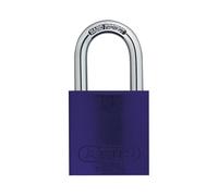 72/40mm Aluminium Padlock Violet Keyed Alike TT04072 Abus White One Size