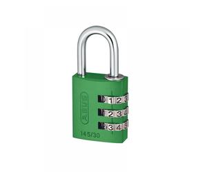 Abus Mechanical 46580 145/30 30Mm Aluminium Combination Padlock Green 46580
