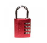 Abus 145 Series Aluminium Combination Padlock 40mm Red Standard
