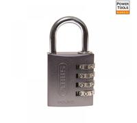 Abus Mechanical 49551 145/40 40Mm Aluminium Combination Padlock Titanium 49551