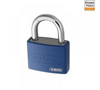Abus Mechanical 49931 T65Al/40Mm My Lock Aluminium Padlock Blue Keyed Alike 6401