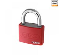 Abus Mechanical 49940 T65Al/40Mm My Lock Aluminium Padlock Red Keyed Alike 6401