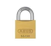 Abus Mechanical 55 Series Brass Padlock - 30mm Keyed Alike 5301 - Multi Colour