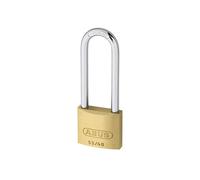 Abus Mechanical 55 Series Brass Padlock - 40mm Long Shackle 63mm Keyed Alike 5401 - Multi Colour