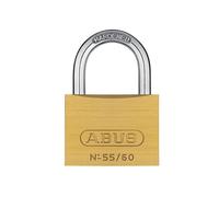 Abus Mechanical 55 Series Brass Padlock - 60mm Carded - Multi Colour