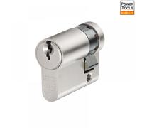 Abus Mechanical 55008 E60Np Euro Half Cylinder Nickel Pearl 10Mm / 30Mm Visi
