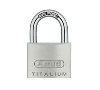 ABUS Padlock Titalium 64TI/40 gl.-6411 - keyed Alike - Basement Lock with Lock Body Made of Special Aluminium - Hardened Steel Shackle - ABUS Security Level 5