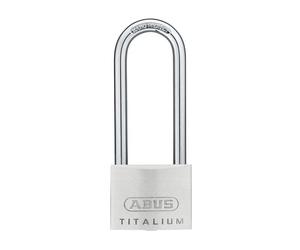 ABUS Mechanical - 64TI/50mm TITALIUM™ Padlock 80mm Long Shackle
