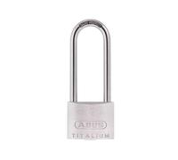 Abus 64TI/50mm TITALIUM Padlock 80mm Long Shackle Keyed Alike KA6511 ABUKA56209