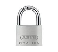 ABUS Padlock Titalium 64TI/50 gl.-6511 - keyed Alike - Basement Lock with Lock Body Made of Special Aluminium - Hardened Steel Shackle - ABUS Security Level 6