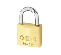 Abus 09850 65/30mm Brass Padlock Carded Abu6530C