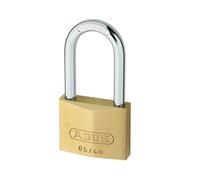 Abus Mechanical 09856 65/40Mm Brass Padlock 40Mm Long Shackle Carded