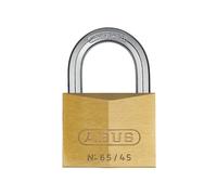 Abus Mechanical 65 Series Brass Padlock - 45mm Keyed Alike 454 - Multi Colour