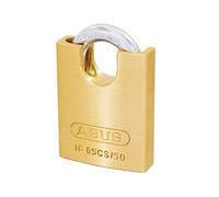 Abus Mechanical 35830 65Cs/50Mm Brass Padlock Closed Shackle Carded