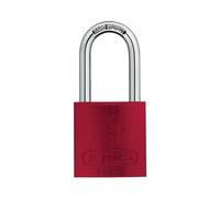 ABUS 45239 72/40mm Aluminium Padlock 40mm Long Shackle Red Keyed Alike TT0216262