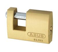 Abus Mechanical 82/63Mm Monoblock Brass Shutter Lock Keyed Alike 8501 ABUKA11571